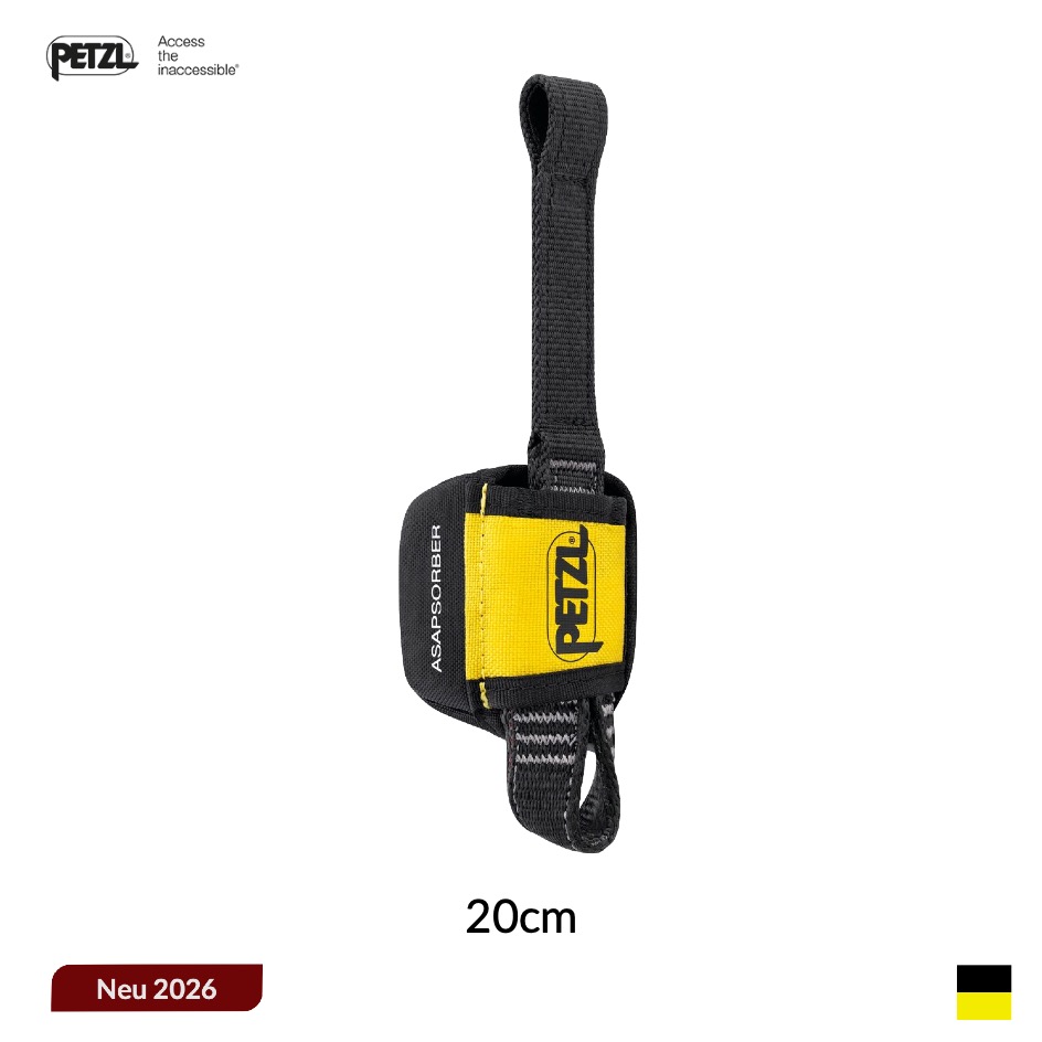 Petzl ASAP’SORBER, schwarzgelb, 20cm