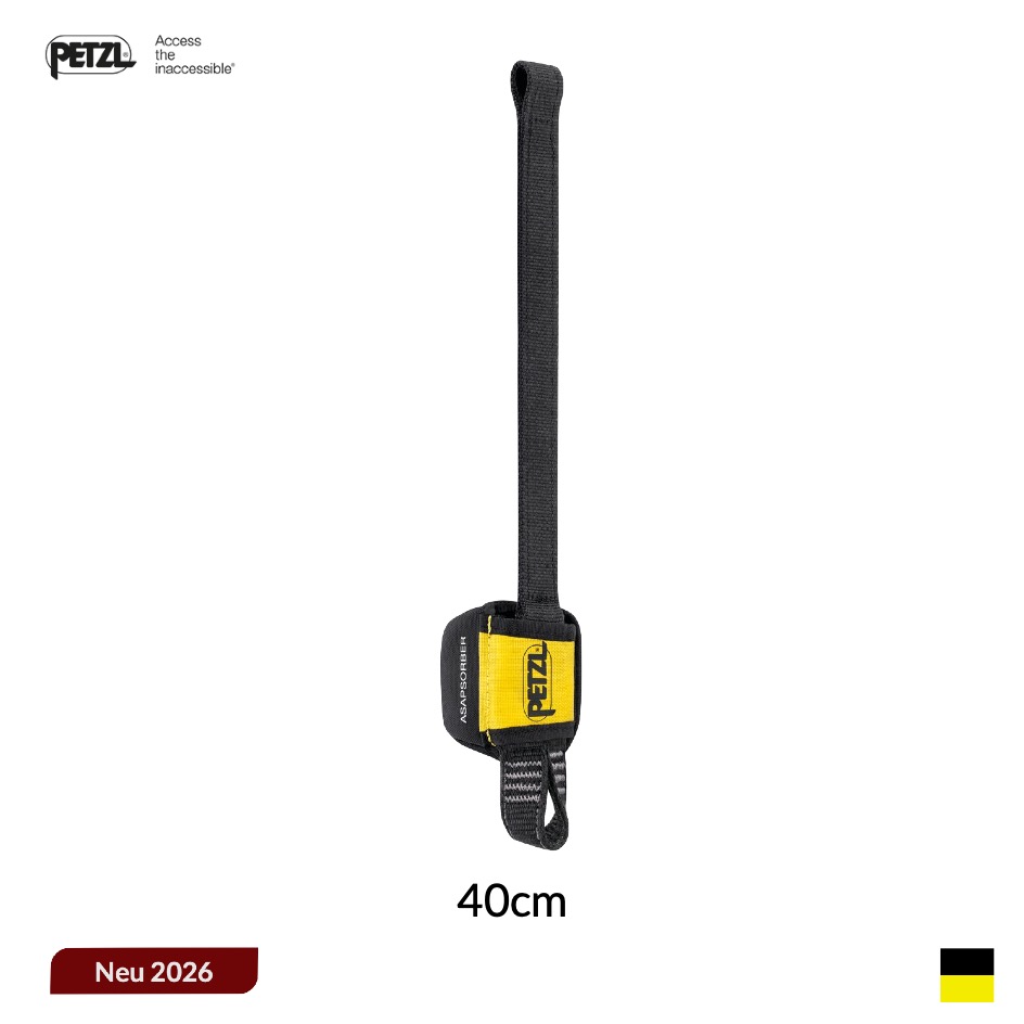 Petzl ASAP’SORBER, noirjaune, 40cm