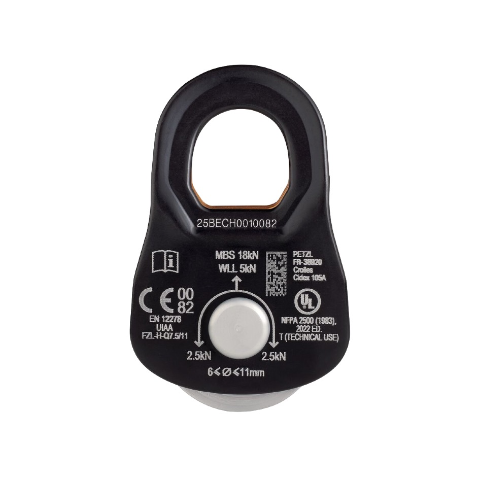 Petzl RESCUE S, 6-11mm, schwarzgelb – Bild 3