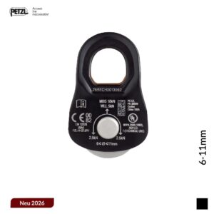 Petzl RESCUE S, 6-11mm, noir