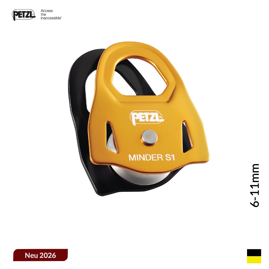 Petzl MINDER S1, 6-11mm, yellowblack