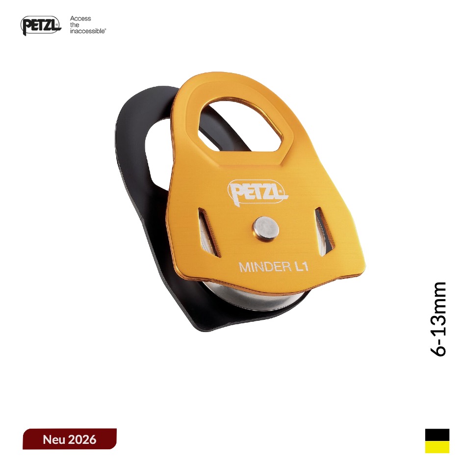Petzl MINDER L1 , 6-13mm, yellowblack