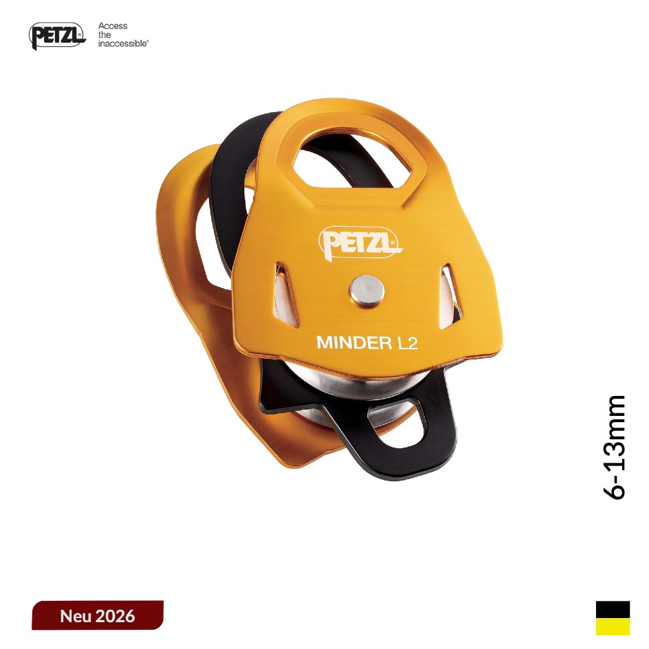 Petzl MINDER L2, 6-13mm, yellowblack