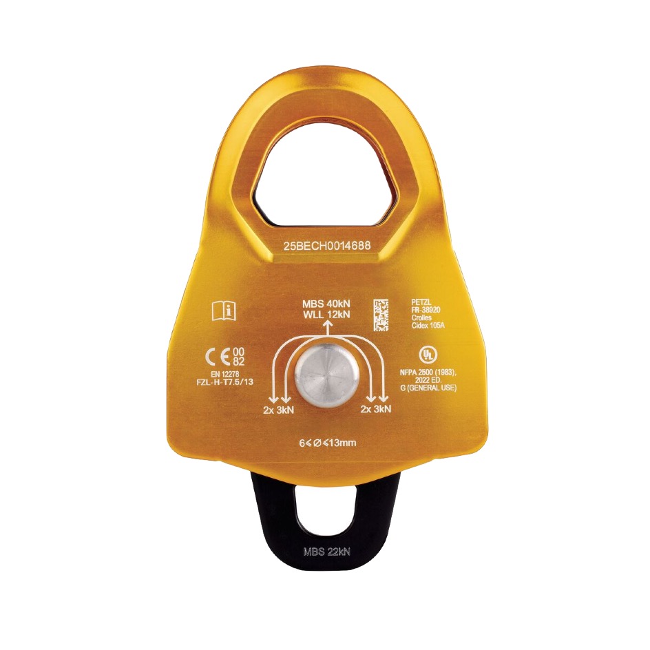 Petzl MINDER L2, 6-13mm, yellowblack - Image 3