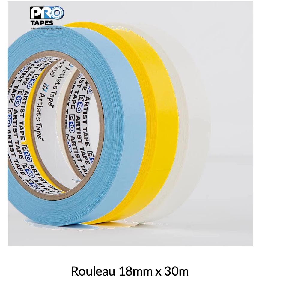 Pro Tapes PRO ARTIST Paper Tape Rouleau 18mm x 30m