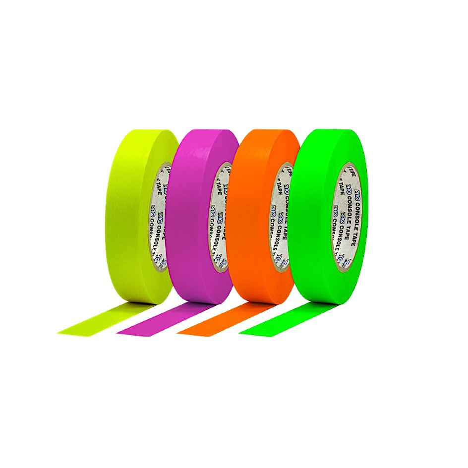 Pro Tapes CONSOLE TAPE FLUORESCENT Rolle 24mm x 9.2m – Bild 3