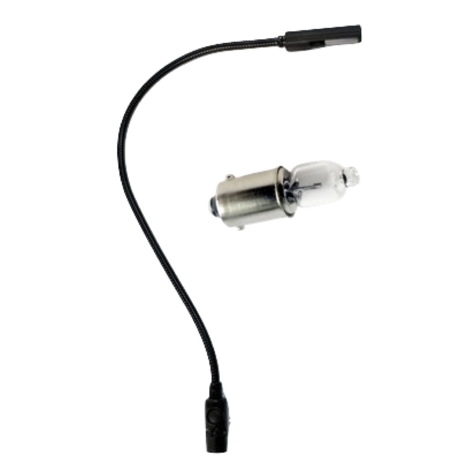 Avolites Gooseneck lamp halogen XLR3 ARENA, TIGER TOUCH II, black, 45cm - Image 2