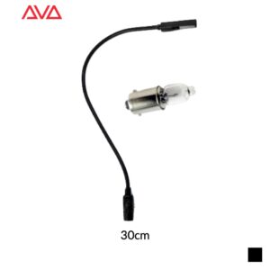 Avolites Lampe col de cygne halogène XLR3 ART2000, QUARTZ, noir, 30cm