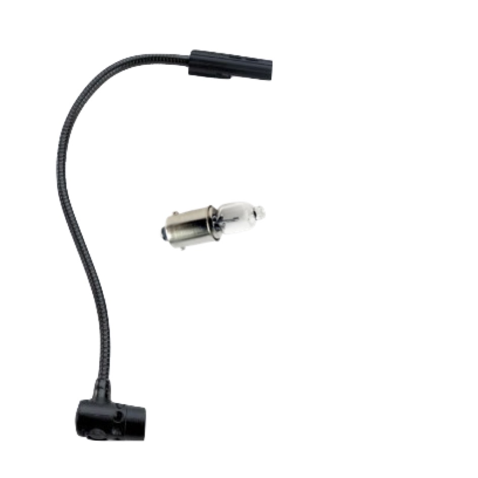 Avolites Gooseneck lamp halogen XLR3 90° Diamond 7, SAPPHIRE TOUCH, black, 30cm - Image 2