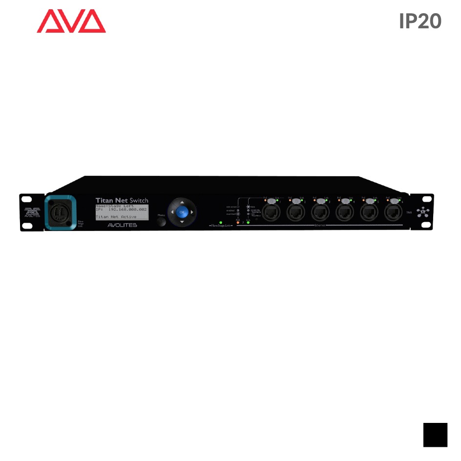 Avolites TITAN NET SWITCH (TNS), noir