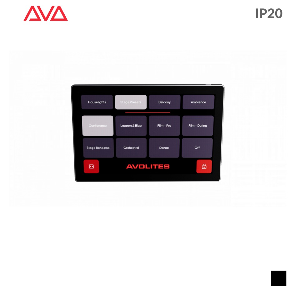 Avolites D3 TOUCH, noir