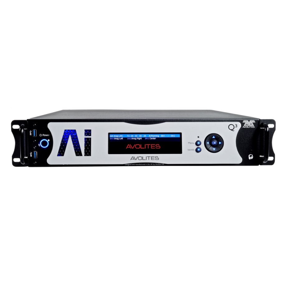 Avolites Ai Q3 PRO SERVER 2x4K, 1xHD HDMI 2.0, black - Image 2