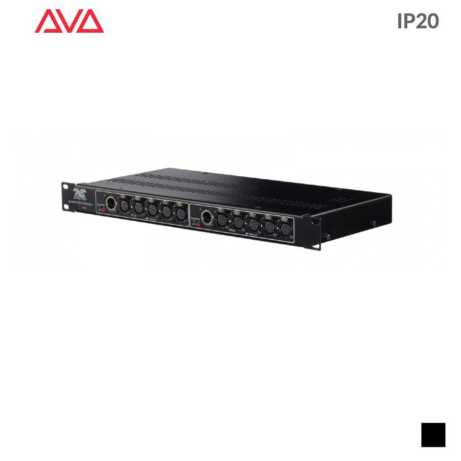 Avolites DMX RACK SPLITTER, black