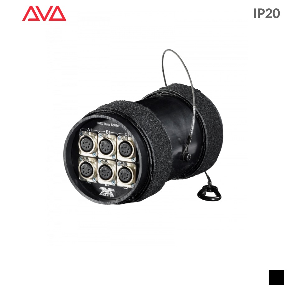 Avolites DMX TRUSS SPLITTER, black