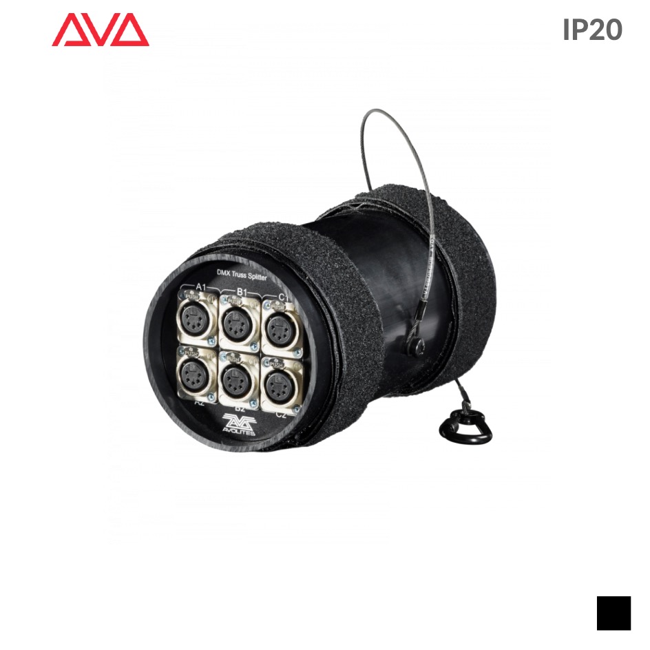 Avolites DMX TRUSS SPLITTER, noir