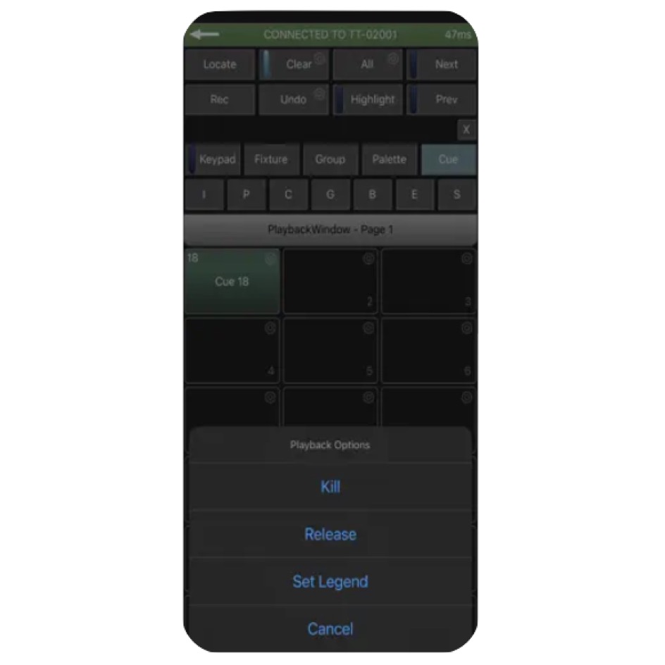 Avolites TITAN REMOTE APP pour Android & iOS – Image 9