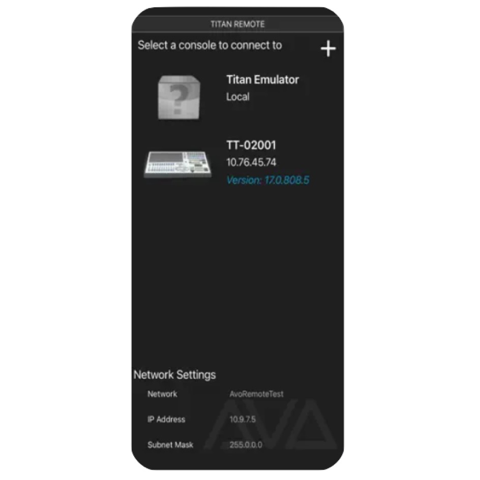 Avolites TITAN REMOTE APP pour Android & iOS – Image 10