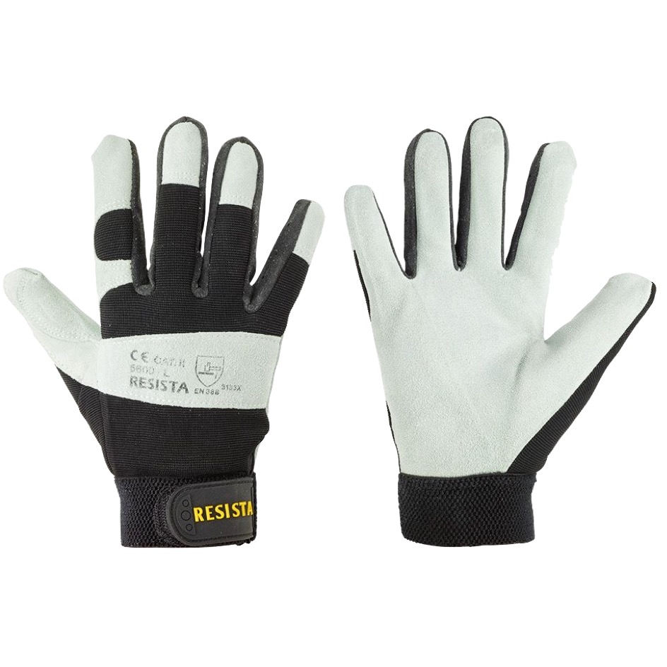 Resista-Tech Protective glove 5600, blackwhite - Image 3