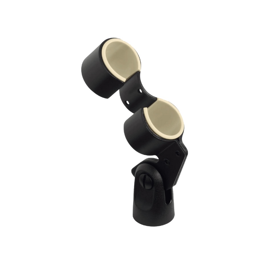 Shure A26M Microphone Holder DUAL, black - Image 2