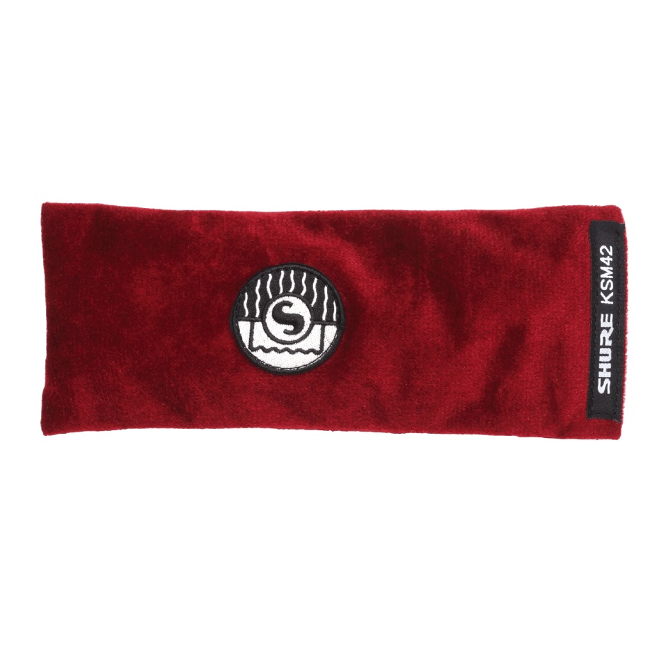 Shure A32VB Pochette en velours A42VB, rouge – Image 2