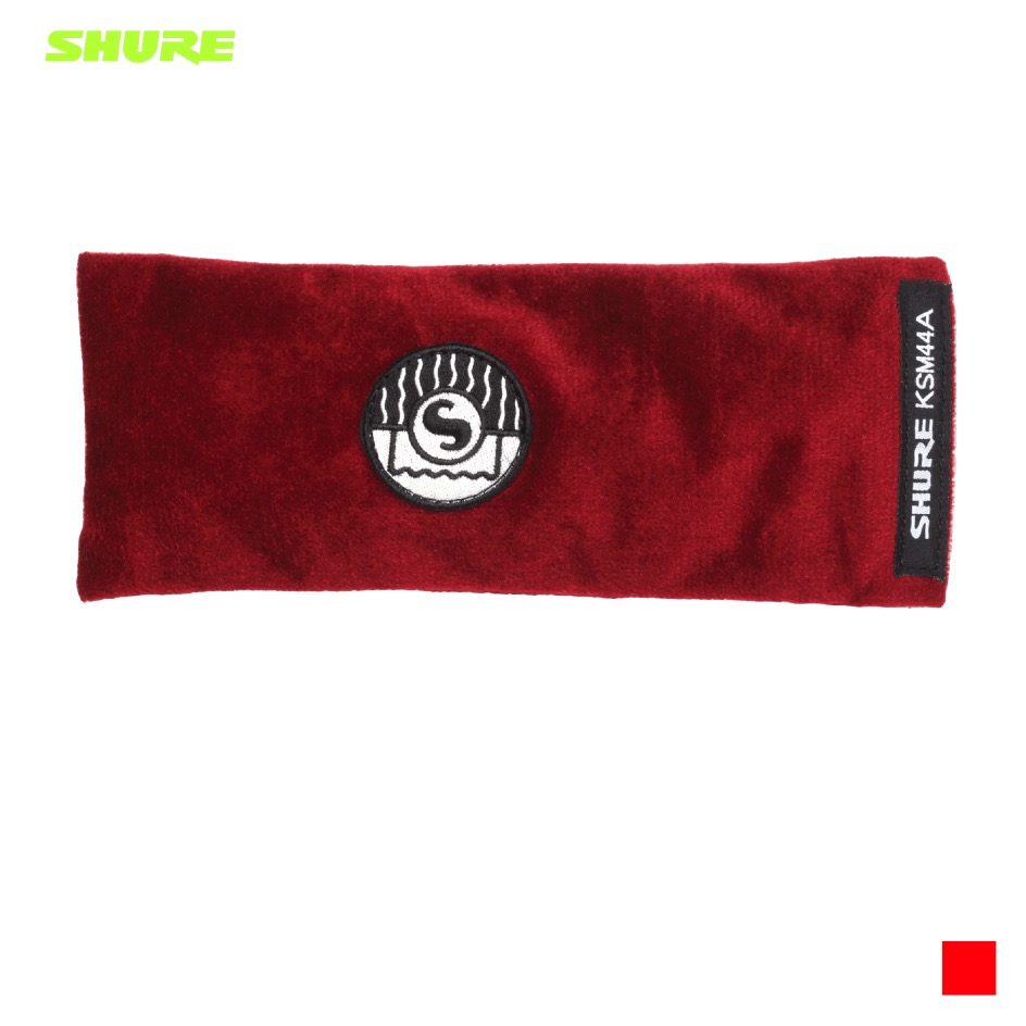 Shure A44AVB Pochette en velours KSM44A, rouge