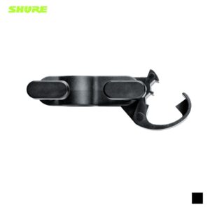 Shure A6D NXN6 Microphone Rim Mount Nexadyne 6 Tom/Snare Microphone, black