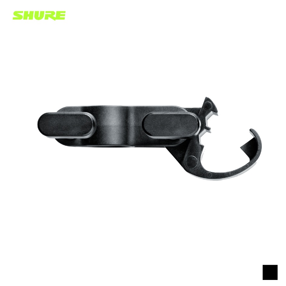 Shure A6D NXN6 Support de micro pour bord de tambour Nexadyne 6 pour tom/caisse claire, noir