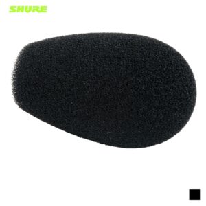 Shure BCAWS1 Pare-brise pour microphones des casques BRH Broadcast Headsets, noir