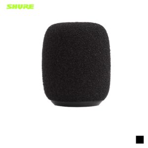 Shure RK183WS Bonnette anti-vent pour micro cravate pour Beta 98, MX183, MX184, MX185, MX202, UE 4, noir