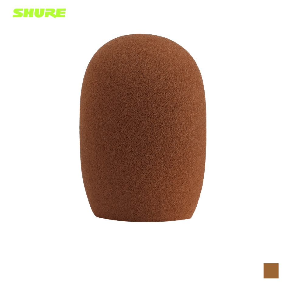 Shure RK229WS Bonnette anti-vent pour SM63, SM63L, AMS24/26, brun