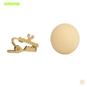 Shure RK304T Bonnette anti-vent & Clip pour WL183, 184, 185, UE 2, couleur chair