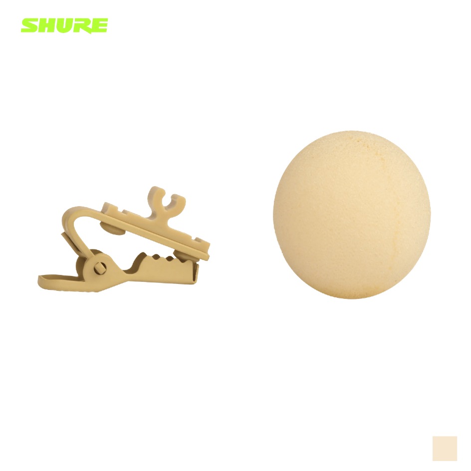 Shure RK304T Windschutz und Clip für SM93, WL93, VE 2, hautfarben