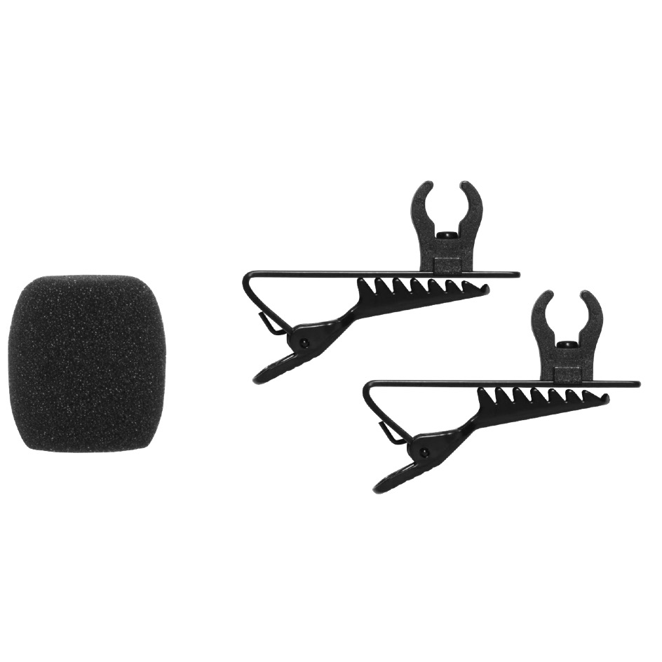 Shure RK376 Windschutz und Clip für CVL-B/C-TQG, VE 2, schwarz – Bild 2