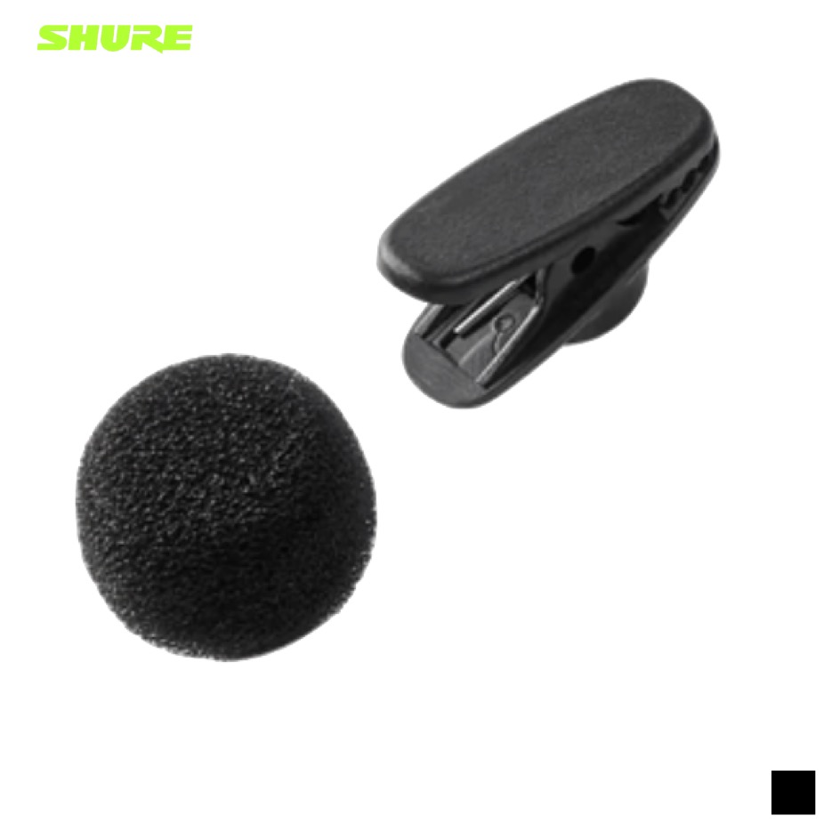 Shure RK318WS Bonnette anti-vent et clip pour SM39, noir