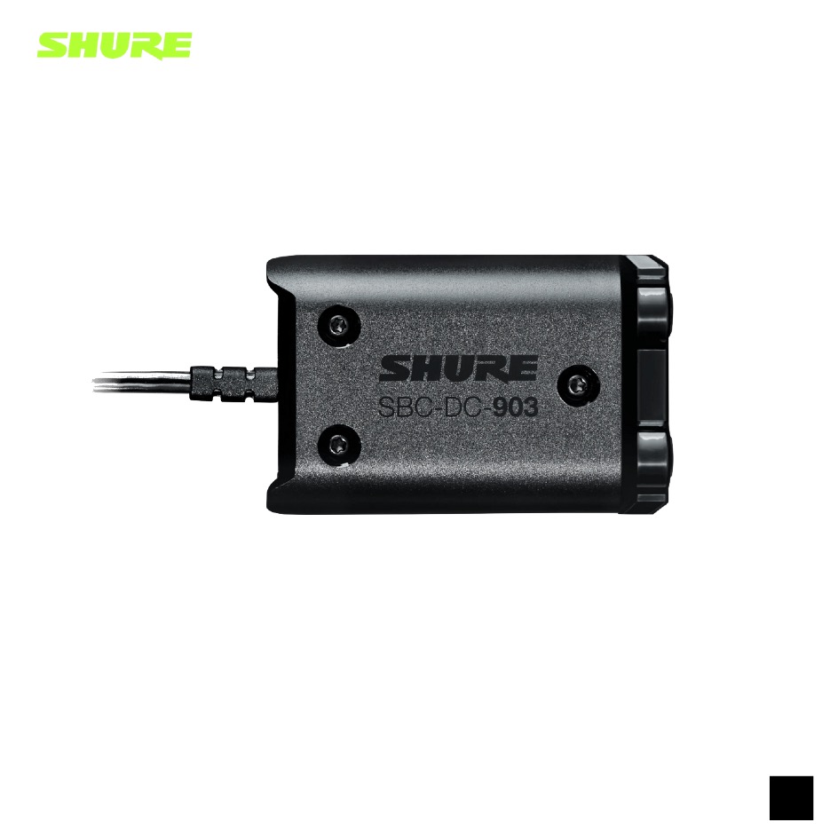 Shure SBC-DC-903 Alimentation adaptateur DC pour SLXD5, noir
