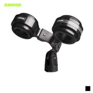 Shure Support double pour 2 microphones Shure VIP55SM, noir