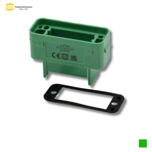 Harting Han® GND surface-mounted housing, green