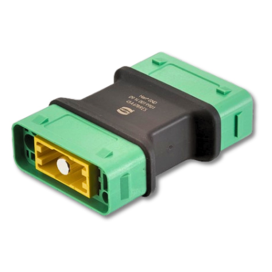 Harting Han® GND Adaptateur mâle « » mâle, noirverte – Image 2