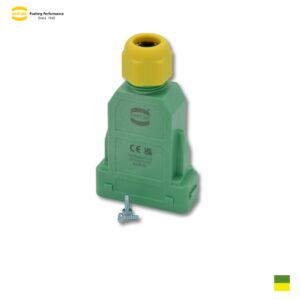 Harting Han® GND coupling housing, greenyellow