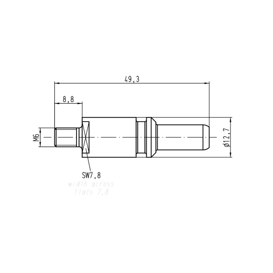 Harting Han® GND Contact mâle M6 1x10 - 25mm2 – Image 3