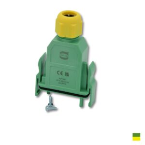 Harting Han® GND Boîtier à douilles, vertjaune