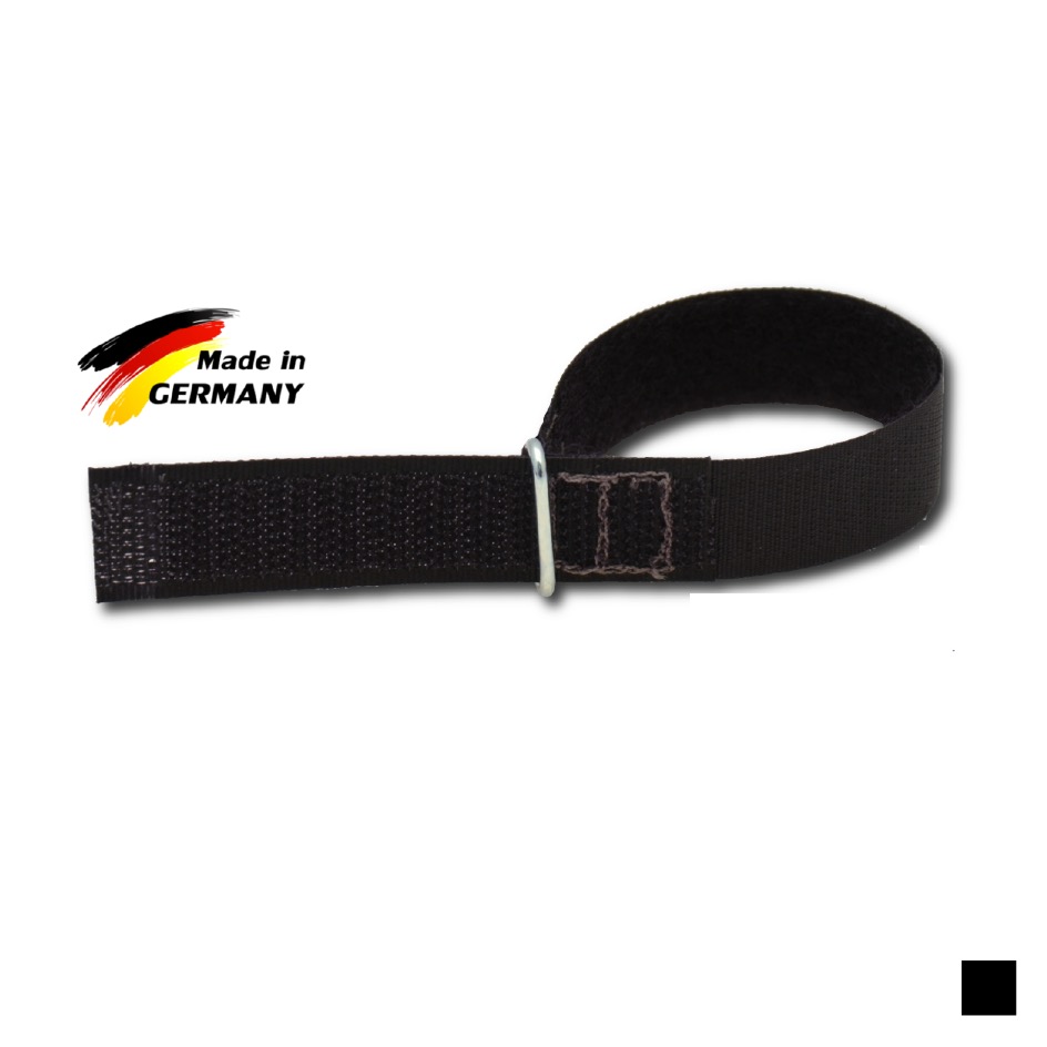 Klett-Fix CÂBLE SANGLE VELCRO, UE 10, noir