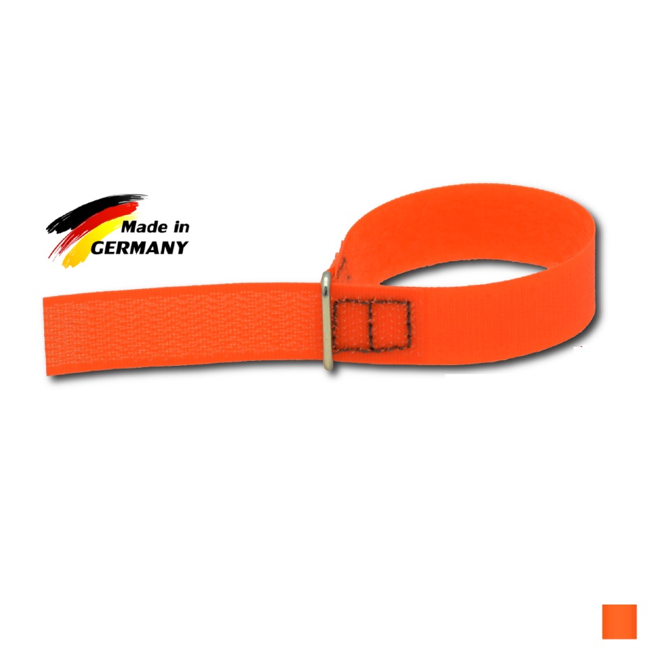 Klett-Fix CABLE VELCRO STRAP, PU 10, orange