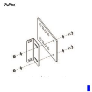 Proplex EZ-LAN 2 Rear Rack Mount Kit, bleu