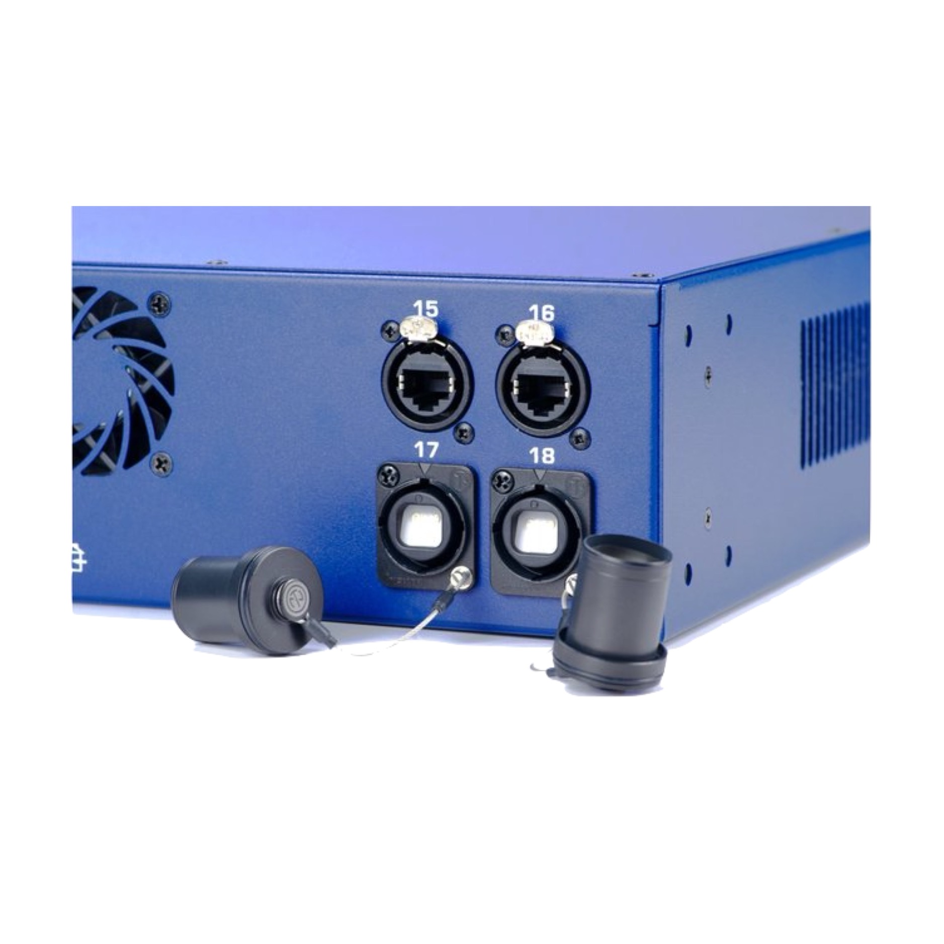 Proplex EZ-LAN UNITY 18 opticalCON QUAD, 19", 2U, blue - Image 3