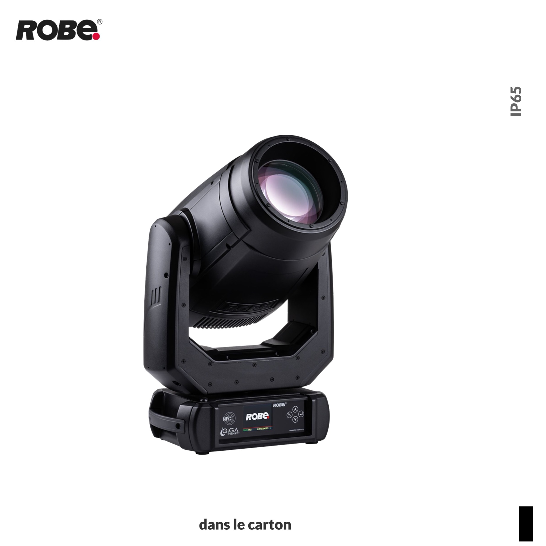 Robe Robin GigaPointe® CRMX™ EPASS, 7000K, 2700K-7000K, noir, dans le carton