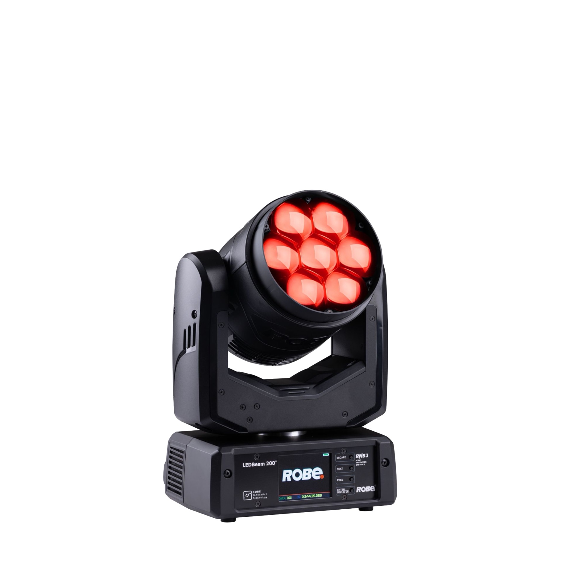 Robe Robin LEDBeam 200, RGBL, 1800K-10000K, noir, dans un flight à chargement par le haut pour 1 unité – Image 8