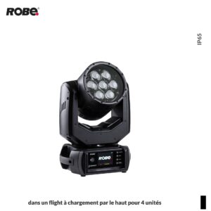 Robe Robin ARIANNE 2 CRMX™ EP, RGBL, 1800K-10000K, noir, dans un flight à chargement par le haut pour 4 unités