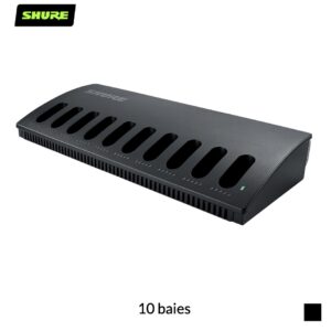 Shure MXCWNCS-E Station de recharge compatible réseau pour SB930 | 10 baies, noir
