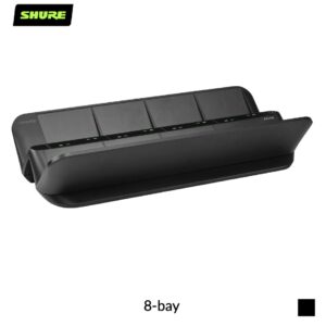 Shure MXWNDX8GE Charging Station network-capable for MXW | 8-bay, black